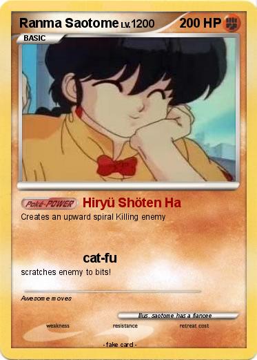 Pokemon Ranma Saotome