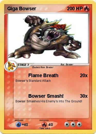 Pokemon Giga Bowser