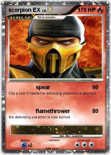 Pokemon scorpion EX