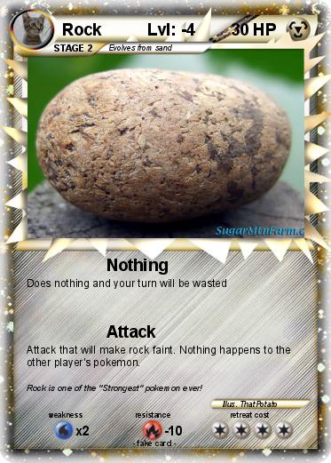 Pokemon Rock          Lvl: -4