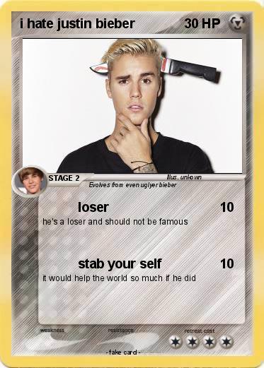 Pokemon i hate justin bieber