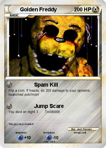 Pokemon Golden Freddy