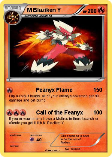 Pokemon M Blaziken Y