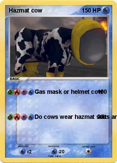 Pokemon Hazmat cow