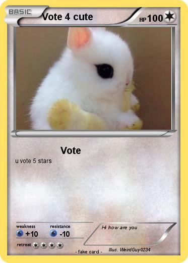 Pokemon Vote 4 cute
