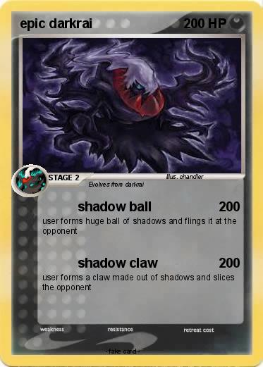 Pokemon epic darkrai