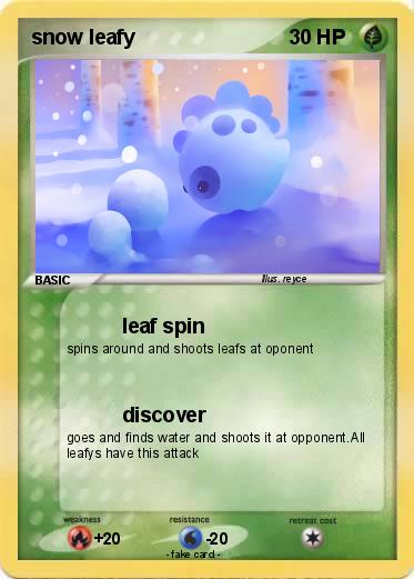 Pokemon snow leafy