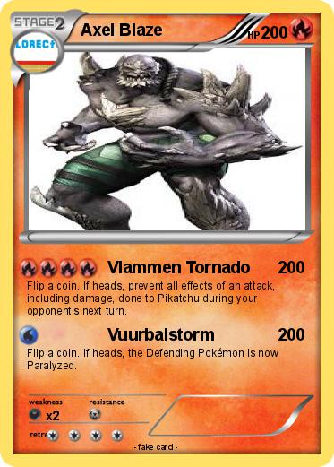 Pokemon Axel Blaze
