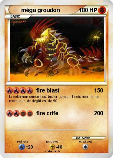 Pokemon méga groudon