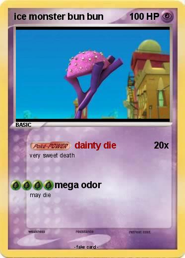 Pokemon ice monster bun bun