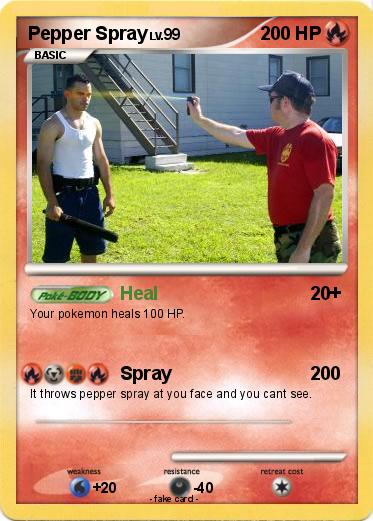Pokemon Pepper Spray