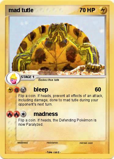 Pokemon mad tutle