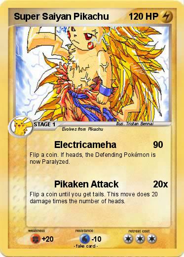 Pokemon Super Saiyan Pikachu