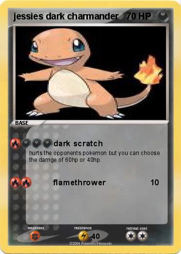Pokemon jessies dark charmander
