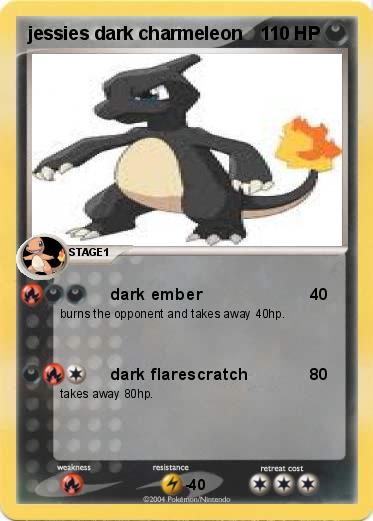 Pokemon jessies dark charmeleon 