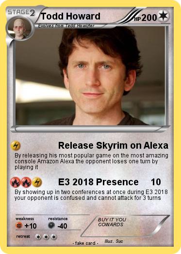Pokemon Todd Howard
