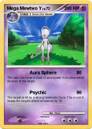 Pokemon Mega Mewtwo Y