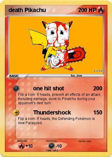 Pokemon death Pikachu