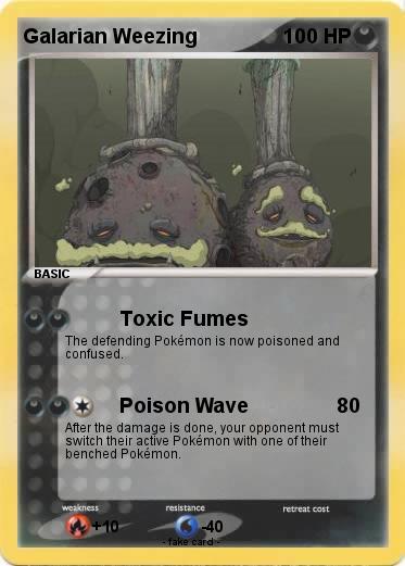 Pokemon Galarian Weezing