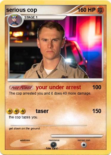 Pokemon serious cop