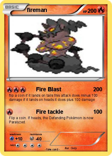 Pokemon fireman
