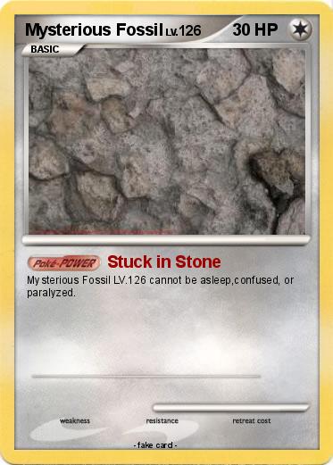 Pokemon Mysterious Fossil