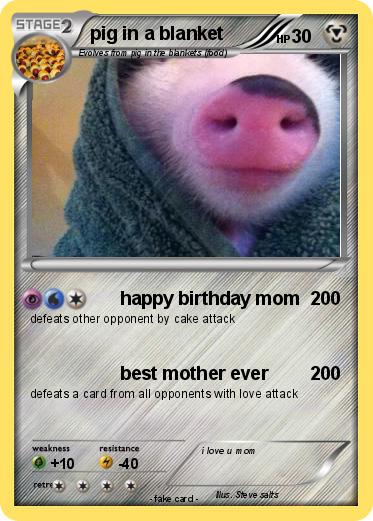 Pokemon pig in a blanket