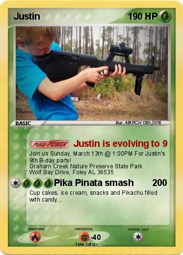 Pokemon Justin