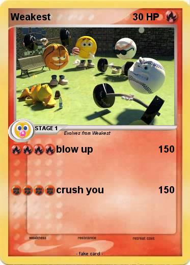 Pokemon Weakest
