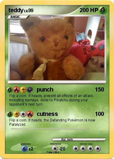 Pokemon teddy