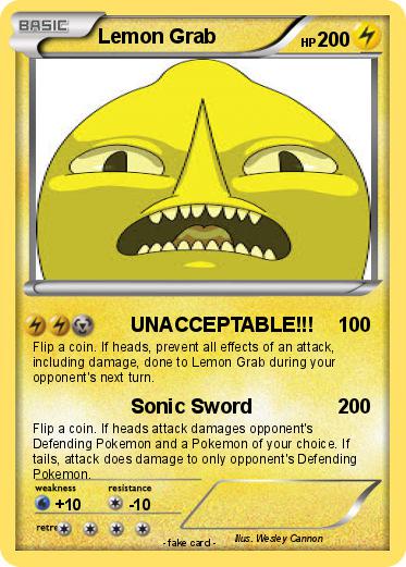 Pokemon Lemon Grab