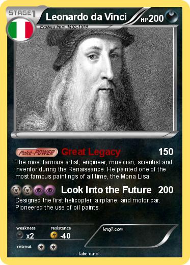 Pokemon Leonardo da Vinci