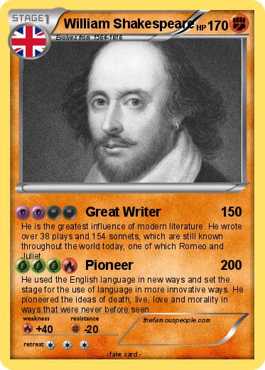 Pokemon William Shakespeare