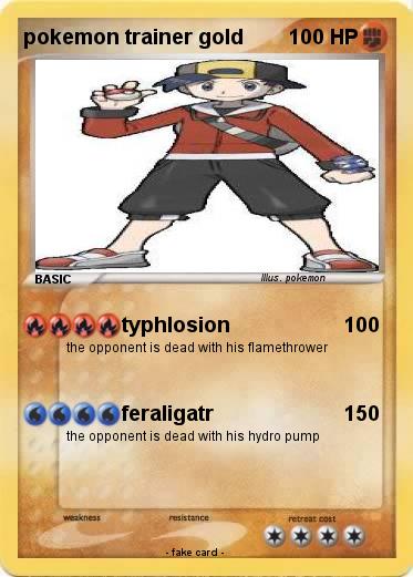 Pokemon pokemon trainer gold