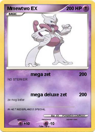 Pokemon Mmewtwo EX