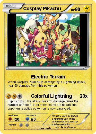 Pokemon Cosplay Pikachu