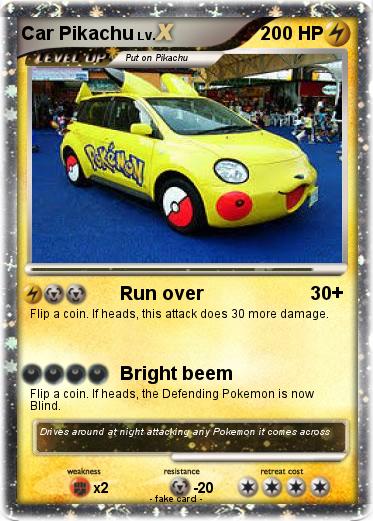 Pokemon Car Pikachu