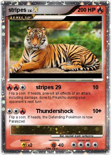 Pokemon stripes