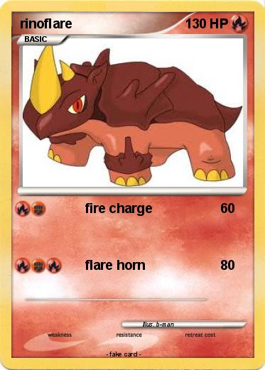 Pokemon rinoflare