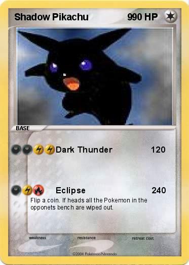 Pokemon Shadow Pikachu               9