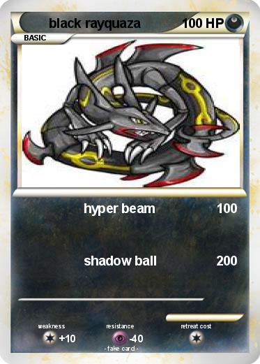 Pokemon black rayquaza