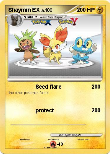 Pokemon Shaymin EX