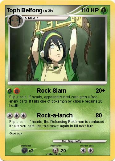 Pokemon Toph Beifong