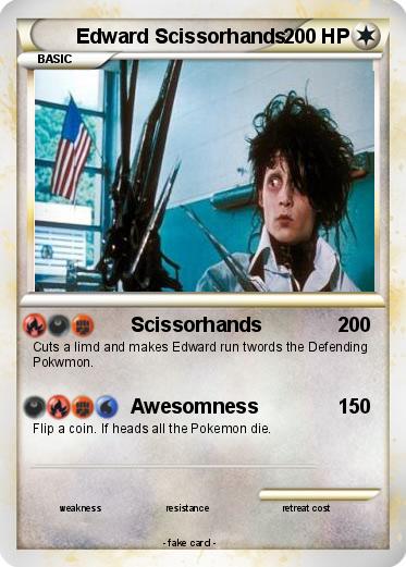 Pokemon Edward Scissorhands