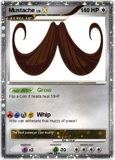 Pokemon Mustache