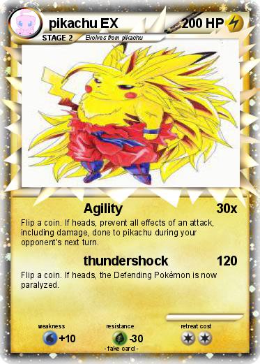Pokemon pikachu EX