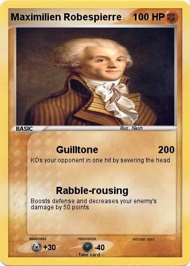 Pokemon Maximilien Robespierre