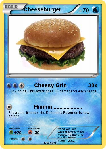 Pokemon Cheeseburger