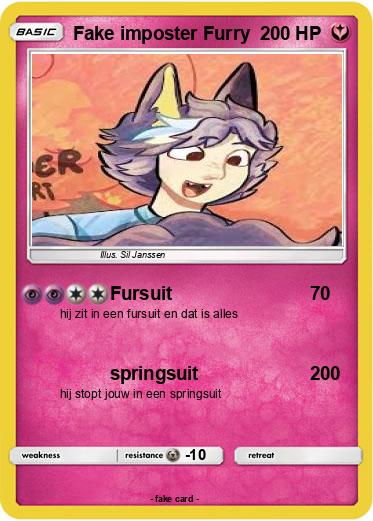 Pokemon Fake imposter Furry