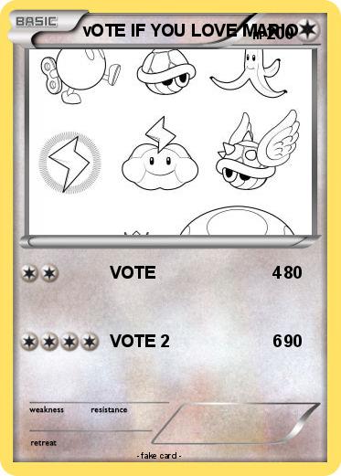 Pokemon vOTE IF YOU LOVE MARIO